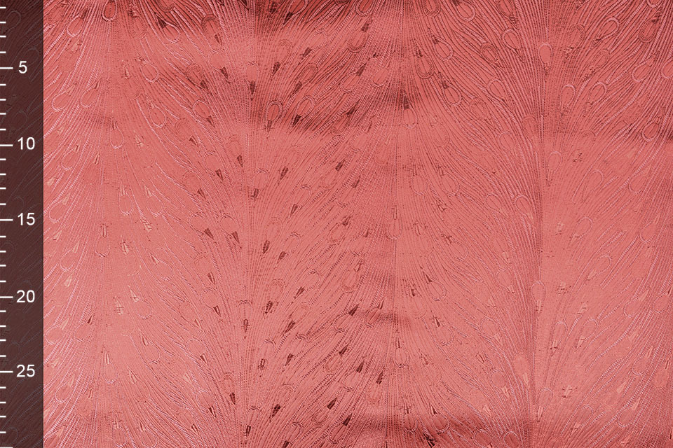 Brocade Peacock Gogo Coral