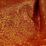 Brocade Blomma Red