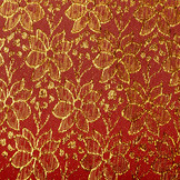 Brocade Blomma Red