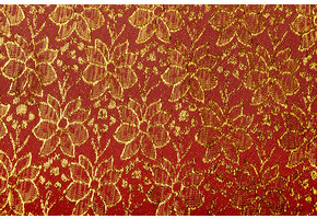 Brocade Blomma Red