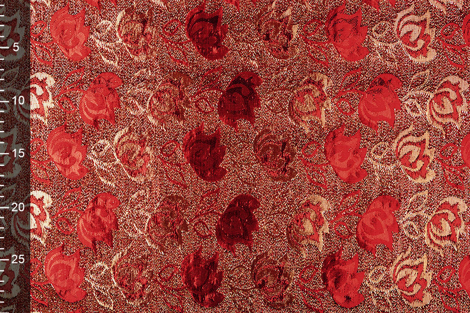 Brokat Blume Ruva Rot