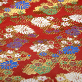 Brokat Blumen Lilled Rot