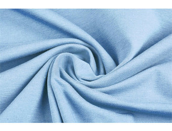 Baumwolljersey Babyblau