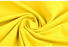 Baumwolljersey Zitronengelb