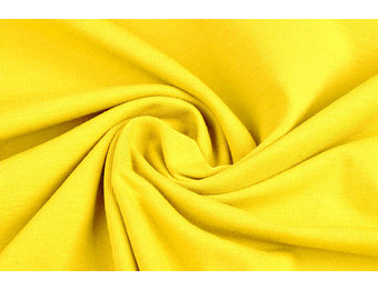 Baumwolljersey Zitronengelb