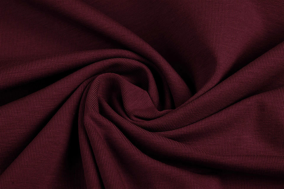 Baumwolljersey Bordeaux