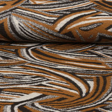 Knitted Woolen fabric Retro Brown Black