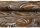 Knitted Woolen fabric Retro Brown Black