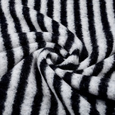 Gebreide Wollen stof Strepen Grijs