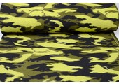 Knitted Woolen fabric Army Yellow