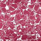 Poly Satin Maua Wine Red