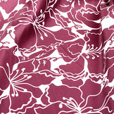 Polyester-Satin Maua Weinrot