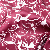 Polyester-Satin Maua Weinrot