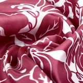 Polyester-Satin Maua Weinrot