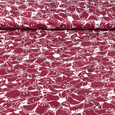 Poly Satin Maua Wine Red