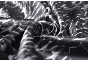 Poly Satin Chapisha Grey