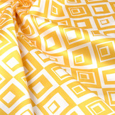 Polyester-Satin Viwanja Gelb