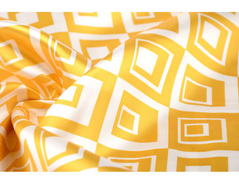 Polyester-Satin Viwanja Gelb