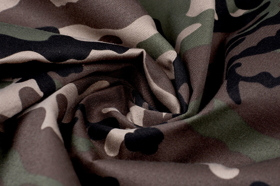 Army Polyester Katoen Bruin Groen