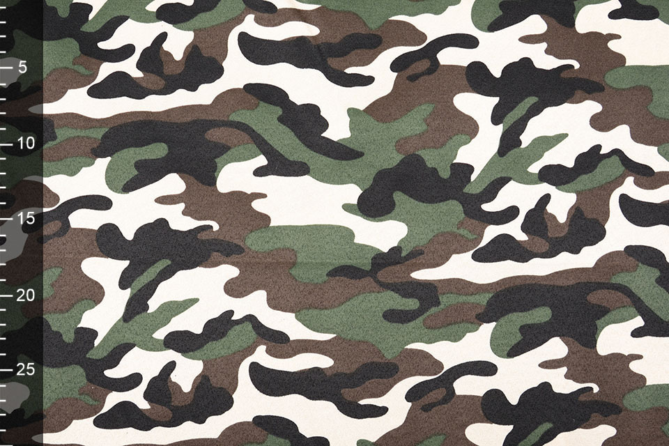 Army Polyester Katoen Donker Bruin Groen