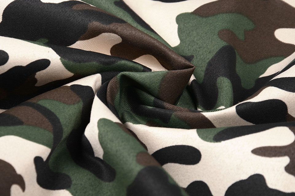 Army Polyester Katoen Donker Bruin Groen