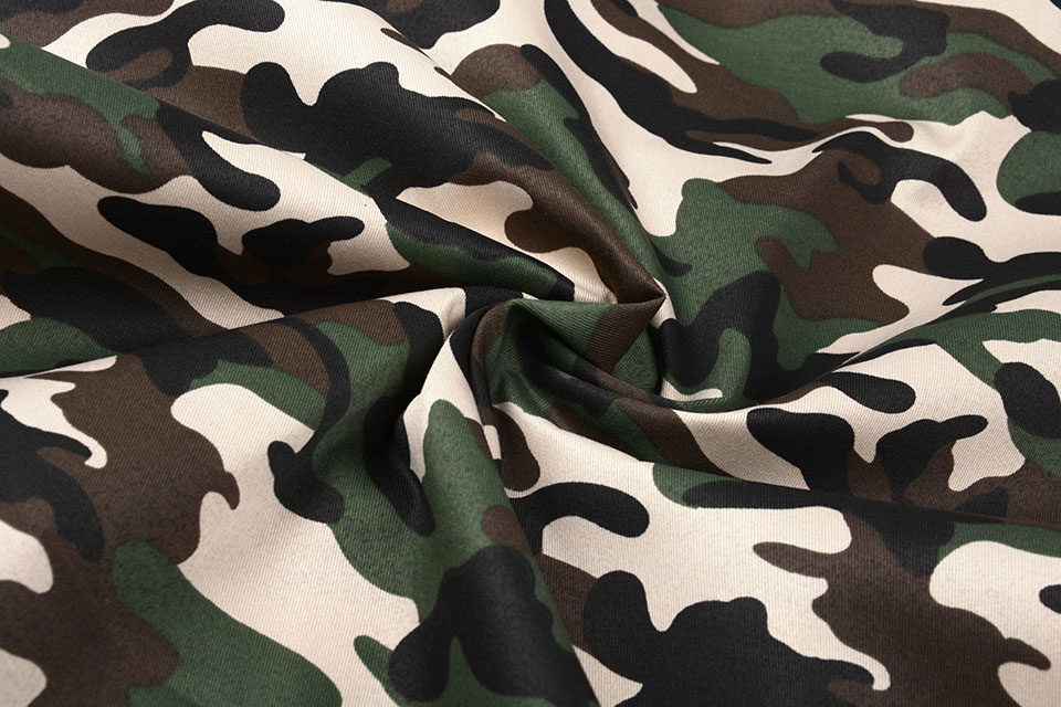 Army Polyester Katoen Donker Bruin Groen