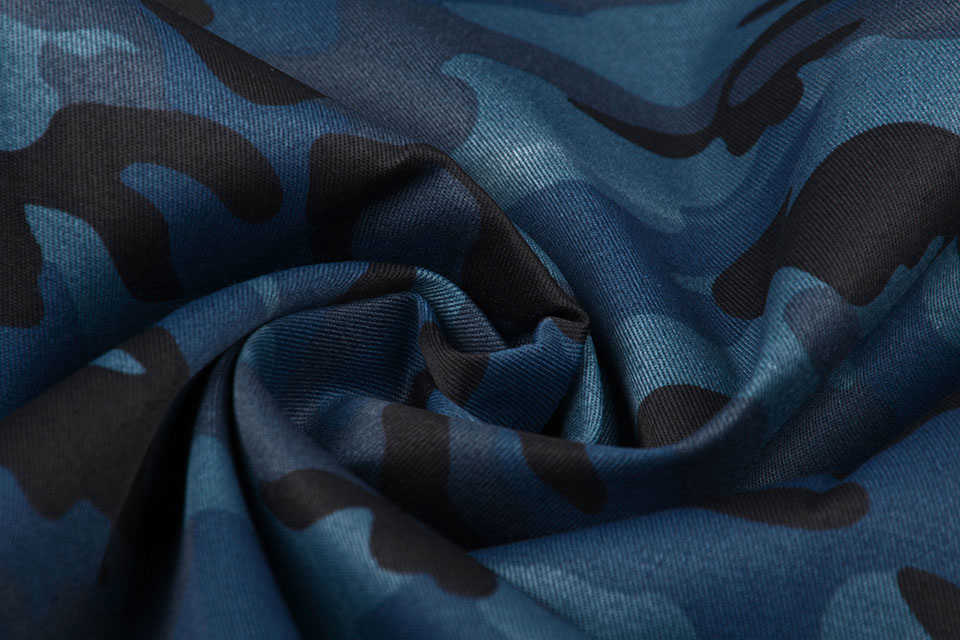 Army Polyester Cotton Police blue - YES Fabrics