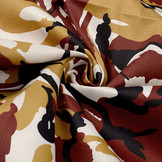 Armee Polyester Baumwolle Ocker Röt