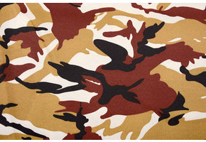 Army Polyester Katoen Oker Rood