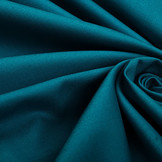 100% Baumwolle Petrol Blau