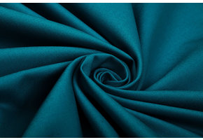 100% Baumwolle Petrol Blau