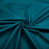 100% Baumwolle Petrol Blau