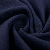 100% Washed Cotton Police Blue