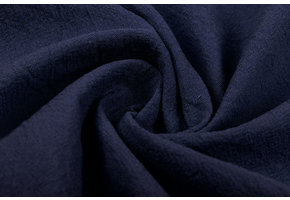 100% Washed Cotton Police Blue