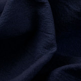 100% Washed Cotton Police Blue