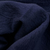 100% Washed Cotton Police Blue