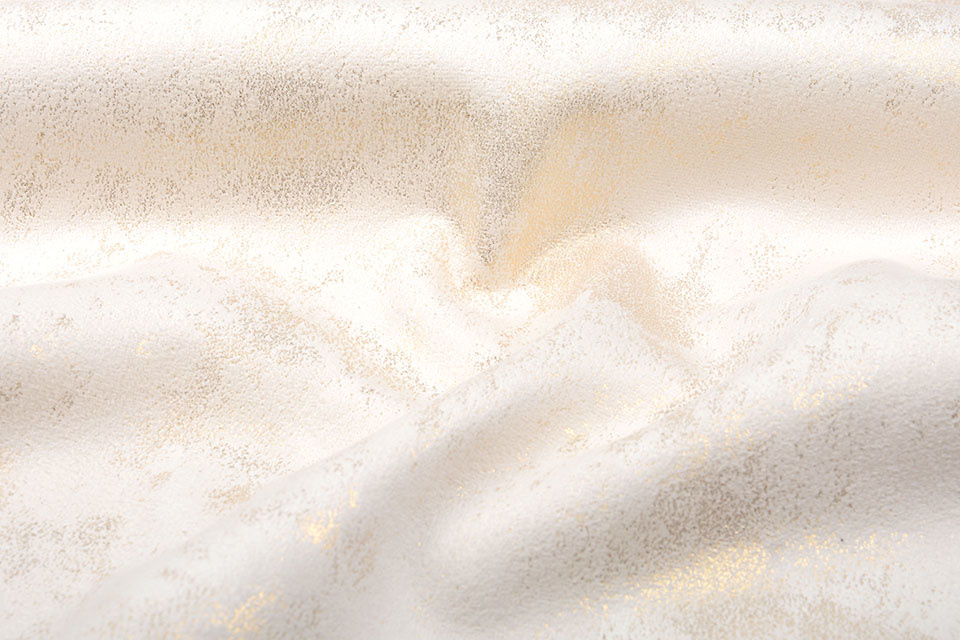 Dubbelzijdig Imitatie Leer / Bont Creme