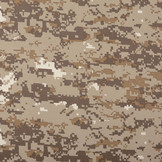 Polyester Cotton Pixels Brown