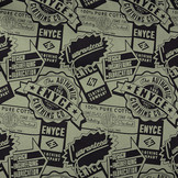 Polyester Katoen Emblemen Enyce Army Groen