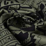 Polyester Baumwolle Embleme Enyce Armeegrün