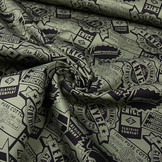 Polyester Baumwolle Embleme Enyce Armeegrün