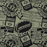 Polyester Katoen Emblemen Enyce Army Groen