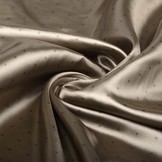Poly Satin Dots Taupe