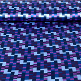 Poly Satijn Ifomu Blauw Paars