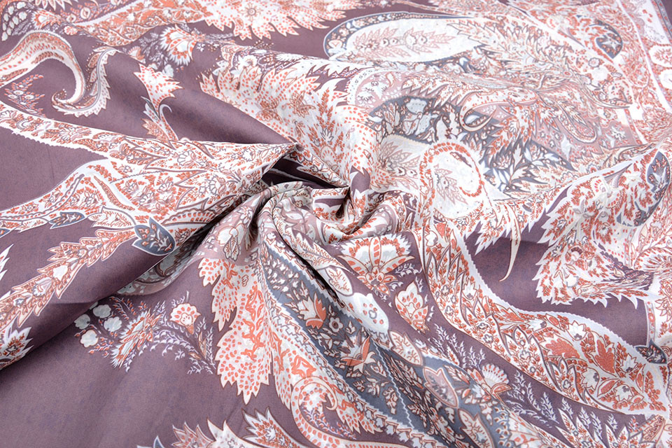 Polyester-Satin Ishidi Altflieder