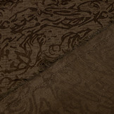 Jacquard Viskose Mokka Braun