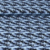 Poplin Camouflage Navy