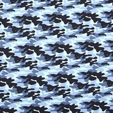 Poplin Camouflage Navy