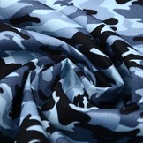 Poplin Camouflage Navy