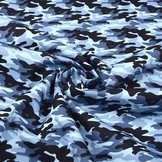 Poplin Camouflage Navy